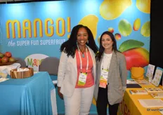 Valda Coryat and Angela Serna with the National Mango Board.